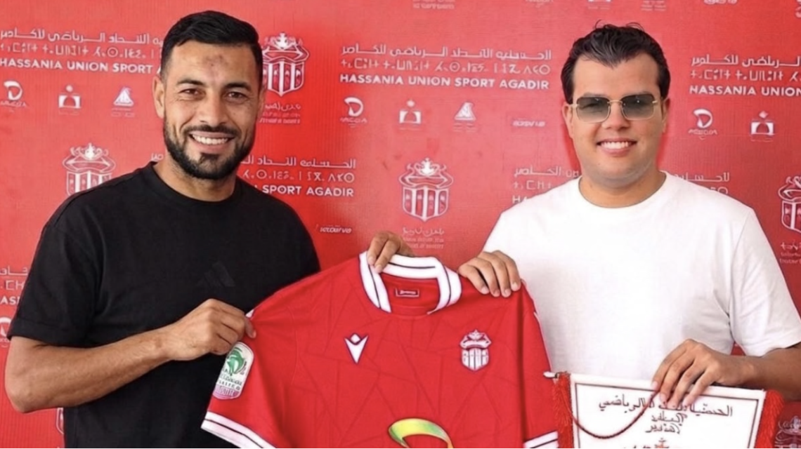 حسنية أكادير يتعاقد مع النجم بنعدي وتجدد عقد طشطاش استعدادا للموسم الجديد