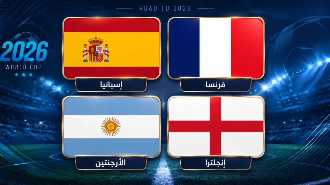 مونديال 2026.. أربعة عمالقة وسبعة ألقاب في صراع حاسم على بلوغ المشهد الختامي