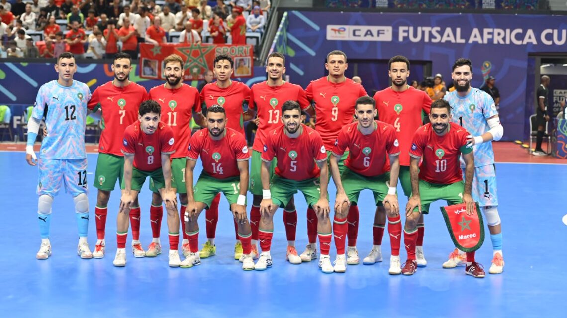 المنتخب المغربي يتوج بكأس إفريقيا للفوتسال للمرة الرابعة تواليا بعد الفوز على أنغولا
